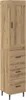 vidaXL Highboard Artisan-Eiche 34,5 x 34 x 180 cm Produktbild-Vorschau 2