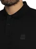 BOSS Passerby Langarm-Polohemd, Schwarz 4XL Produktbild-Vorschau 4