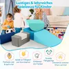 COSTWAY Stohovatelné pěnové bloky na lezení, 6dílná sada na Náhled obrázku produktu 6