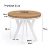 Runder Ausziehbarer Tisch für Esszimmer, PERO mit einem Produktbild-Vorschau 11