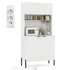Mobile da cucina COSTWAY, mobile buffet, mobile alto con Anteprima dell’immagine prodotto 1