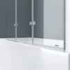 doporro Paroi de Baignoire 70x130x140cm Pare Baignoire Fixe Voir les images du produit 4