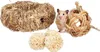 Relaxdays Hamster Zubehör Set 5 tlg., Grasröhre & 4 Bälle, Produktbild-Vorschau 1