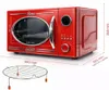 Retro mikrovlnná trouba, červená, s funkcí grilu MW 2600 Náhled obrázku produktu 8