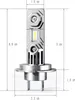 2 Stück LED-Scheinwerferlampe, hohe Helligkeit, 10.000 Produktbild-Vorschau 6