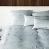 Elegante Mako Satin Bettwäsche Spätzchen 24553-2 Blau Vögel Produktbild-Vorschau 1