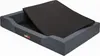 A dog bed with a removable cushion is shown against a white background. Produktbild-Vorschau