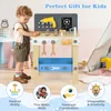 GOPLUS Werkzeugbank Kinder, Spielwerkbank mit Werkzeugregal Produktbild-Vorschau 5