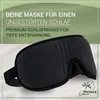 OMNIRELEXX Schlafmaske im 2er SET – Atmungsaktive 3D Produktbild-Vorschau 3