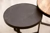 WOHNLING Couchtisch 2er Set Akazie Massivholz / Steinoptik Produktbild-Vorschau 5