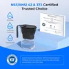 A water filter pitcher with NSF certification documents. Náhled obrázku produktu