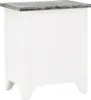 VidaXL 284047, Szary, Biały, Paulownia, Sklejka, 380 mm, Podgląd zdjęcia produktu 4