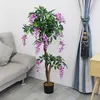 Blauregen Wisteria Glyzinie Kunstpflanze Kunstbaum Produktbild-Vorschau 4