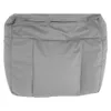 A top-down view of a light gray beanbag chair cover. Náhľad obrázku produktu