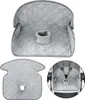 A collage of images showing a baby car seat/stroller liner and its application. Produktbild-Vorschau