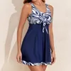 Costume a Vestito Tankini - Abito da Bagno Contenitivo con Anteprima dell’immagine prodotto 7