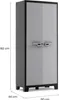 Armadio Keter con ripiani Titan nero e grigio 182 cm Anteprima dell’immagine prodotto 3