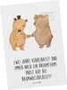 Mr. & Mrs. Panda Postkarte 2. Hochzeitstag Baumwollhochzeit Produktbild-Vorschau 1