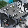 COMPACT | Gastro HPL Tischplatte | B:T 120 x 70 cm | Beton Produktbild-Vorschau 2