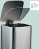Kozmetický koš Relaxdays, 8 l, automatické spúšťanie, Náhľad obrázku produktu 2