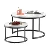MODFU Runder Couchtisch,Satztische,2-in-1 Produktbild-Vorschau 9