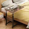 Tavolino per laptop su ruote, scrivania mobile da letto, Anteprima dell’immagine prodotto 4