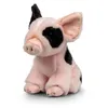 Animigos maialino di peluche in nero e rosa Anteprima dell’immagine prodotto 2