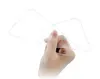 A hand holding a transparent phone case. Produktbild-Vorschau