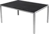Aluminium Gartentisch Non-Wood Silber / Schwarz 150x90cm Produktbild-Vorschau 2
