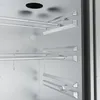 Interior view of a smoking oven with metal racks and hooks. Produktbild-Vorschau