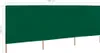 vidaXL 3-teiliges Windschutzgewebe 400 x 80 cm Grün Produktbild-Vorschau 5