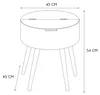 Table Coffre - HOME DECO FACTORY - Scandinave - Bicolore - Voir les images du produit 8
