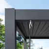 PRIMEYARD Pergola 3x4 m słupy aluminium z dachem z Podgląd zdjęcia produktu 8