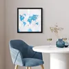 MuchoWow® MuchoWow® Gerahmtes Poster Aquarell - Weltkarte - Produktbild-Vorschau 5
