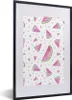 MuchoWow® Gerahmtes Poster Wassermelone - Aquarell - Produktbild-Vorschau 1