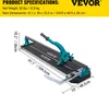 Coupe-carreaux VEVOR, 800 mm max. Largeur de coupe Voir les images du produit 7