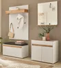 Garderobe Set 5-teilig "Center" in weiß und Wotan Eiche Produktbild-Vorschau 1