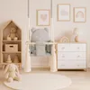 Indoor-Babyschaukel Grau aus Velvet – Mit Produktbild-Vorschau 5