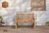 CLP Teakbank Jackson V2 Gartenbank mit Rückenlehne Produktbild-Vorschau 2