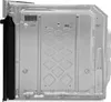 The back view of a built-in oven, showing its metal casing and ventilation grilles. Produktbild-Vorschau
