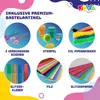 Joya Creative XXL Bastelkoffer für Kinder – Komplettes Produktbild-Vorschau 6