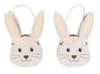 2er Set Hasenkorb Ostern Filz H30cm Grau Osterhase Produktbild-Vorschau 1