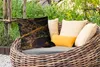MuchoWow® Outdoor Kissen - Marmor - Gold - Schwarz - Produktbild-Vorschau 3