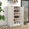 vidaXL Schuhschrank Hochglanz-Weiß 59x35x100,5 cm Produktbild-Vorschau 11