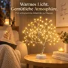 108 LED-Glühwürmchen-Bonsai-Baum-Lichter, künstlicher Produktbild-Vorschau 4