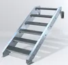 Stahltreppe 6 Stufen bis Höhe 120 cm, Laufbreite : 70 cm Produktbild-Vorschau 1