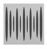 A graphic representation of sound waves or abstract vertical shapes. Podgląd zdjęcia produktu