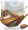 Amaca in cotone Relaxdays, LxP: 150 x 190 cm, con kit di Anteprima dell’immagine prodotto 1