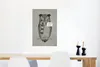 MuchoWow® Poster Eule - Winter - Schal - Nacht 40x60 cm - Produktbild-Vorschau 5