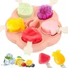 Eisformen Eis am Stiel Silikon, 5 Zellen Eis am Stiel Produktbild-Vorschau 1